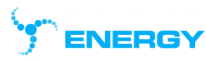 Cavitas Energy white and blue logo in transparent logo